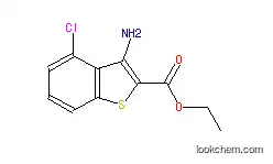Molecular Structure of 67189-92-8 (ETHYL 3-AMINO-4-CHLOROBENZO[B!THIOPHEN-2-CARBOXYLATE, 97)